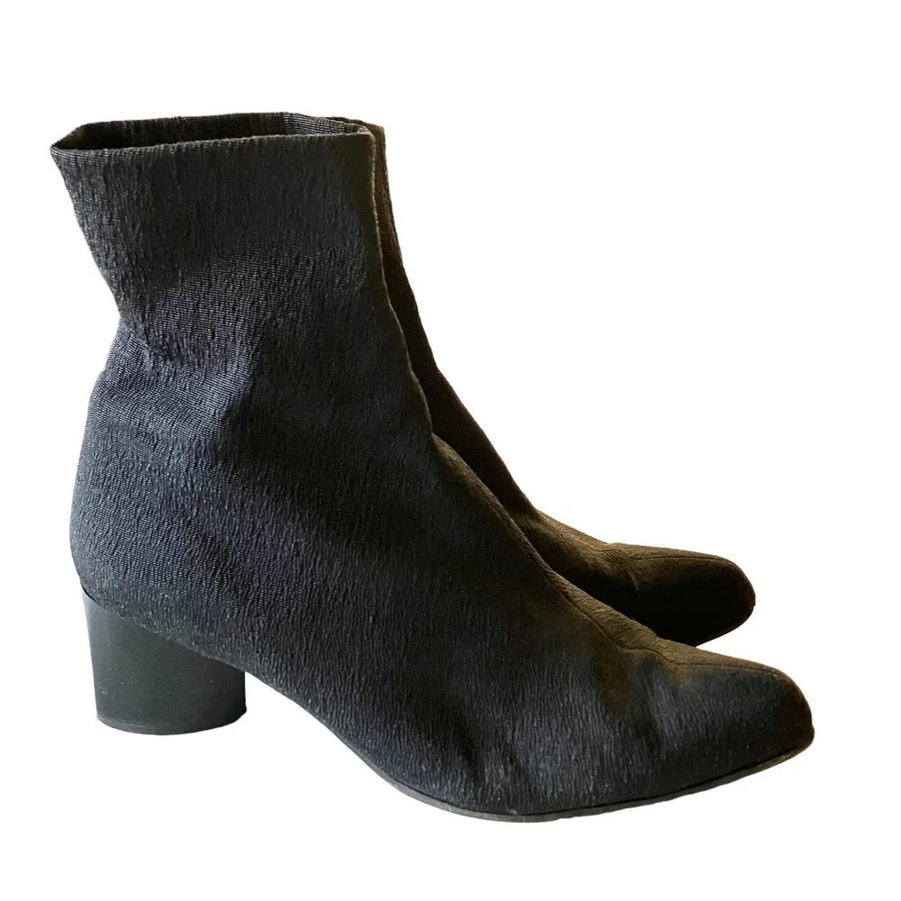 Vintage‎ Robert Clergerie Sock Booties Black 8